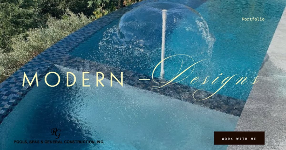 Modern Pool Designs - Sleek & Stylish